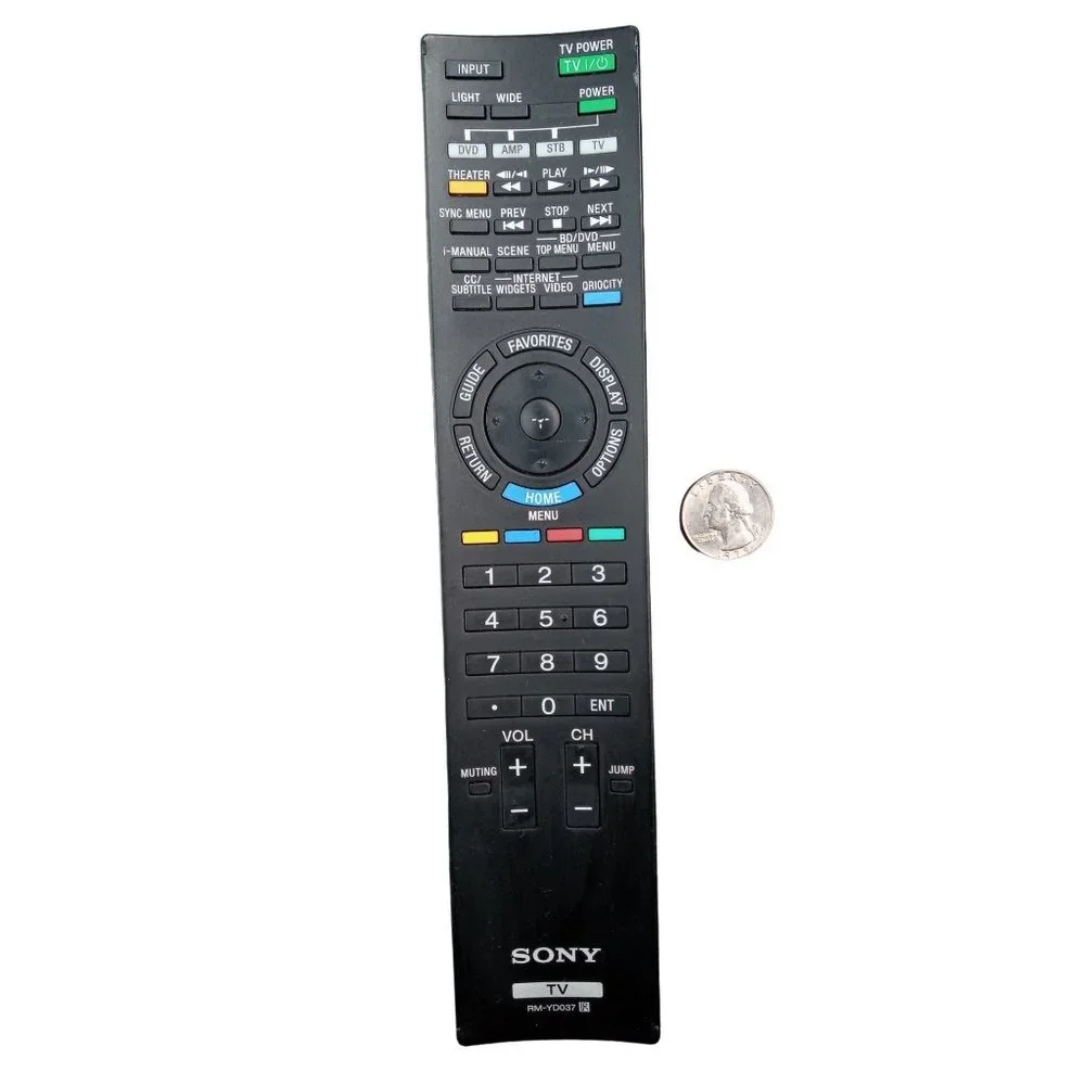 Sony TV Authentic Brand Remote Control RM-YD037 Bravia LED Tested Works OEM